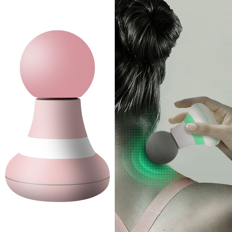 Mini Fascia Device Smart Whole Body Muscle Vibrating Massage Relaxer, Style: Enhanced Model (Pink)