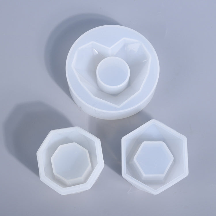 DIY Crystal Drop Glue Silicone Mold For Making Fragrant Candle Pot(249-1)
