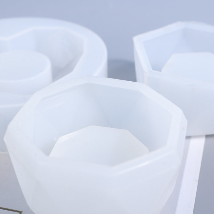 DIY Crystal Drop Glue Silicone Mold For Making Fragrant Candle Pot(249-1)