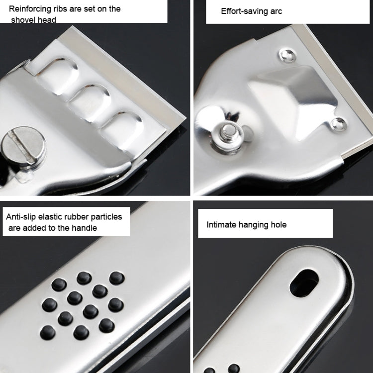 2 Sets Multifunctional Cleaning Spatula Kitchen Tile Decontamination Scraper With 5 Blade Films