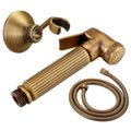 Multifunctional Wome Washers Pressure With Water Stop Woman Wash Nozzle, Style: Antique + Hose + Bracket