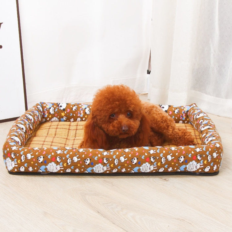 YD-XD03 Summer Pet Breathable Cooler Mat Pet Bed, Size: 40x30cm(Gray Blue)