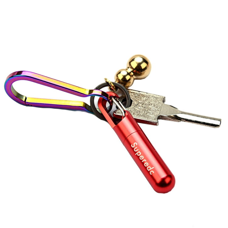Keychain Pendant Small Knife Portable Art Cutting Knife(Aluminum Alloy Black)