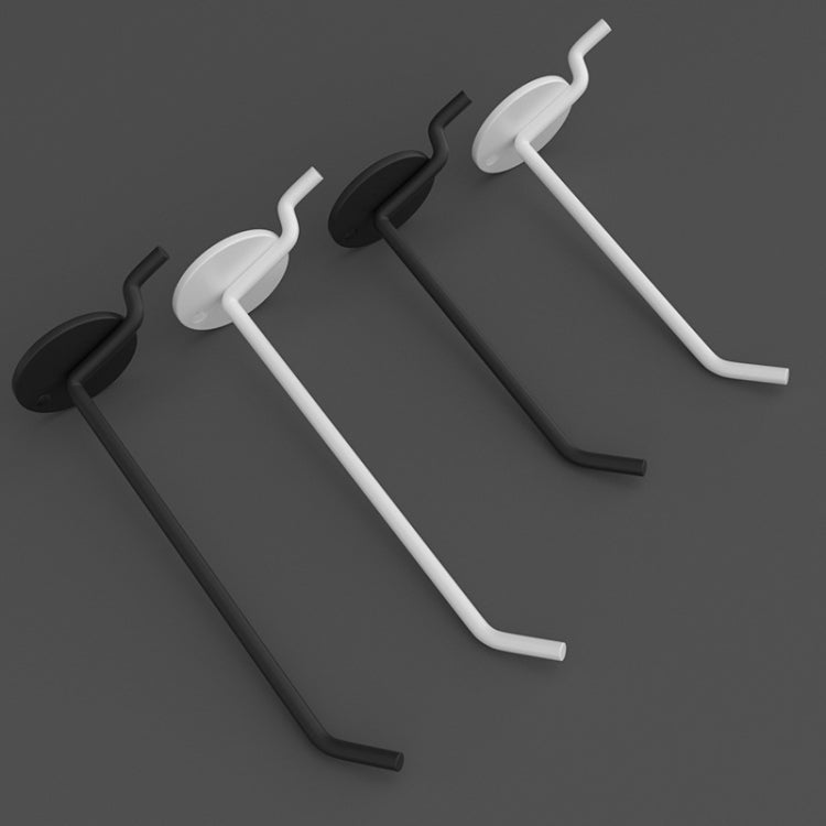 10 PCS Jewelry Accessories Display Orifice Plate Spray Hook, Length: 5cm(White)