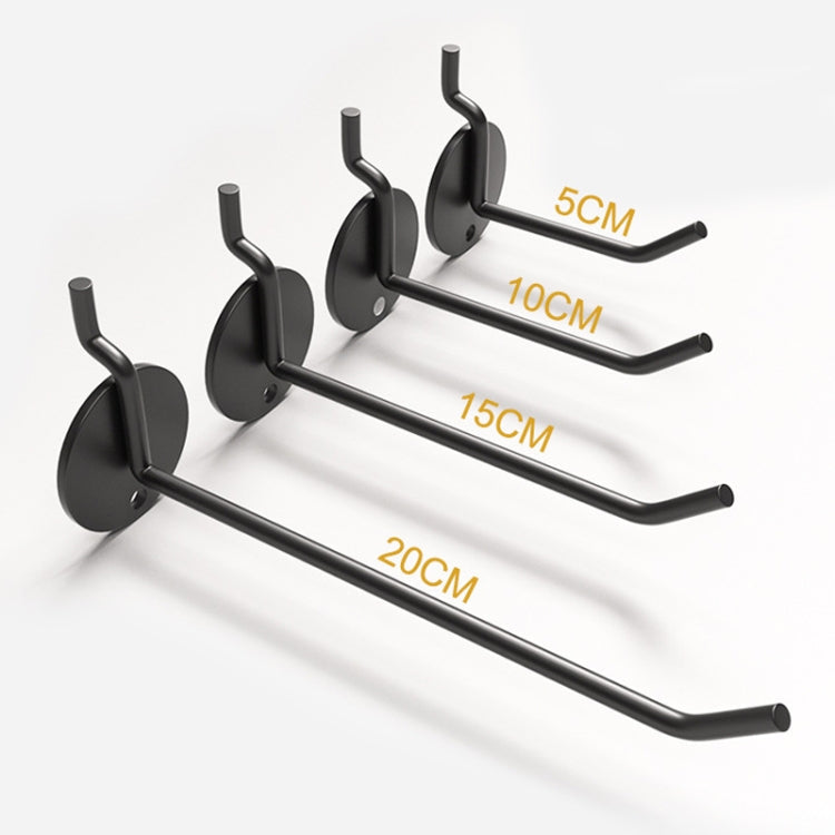 10 PCS Jewelry Accessories Display Orifice Plate Spray Hook, Length: 5cm(White)