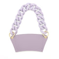 Phone Case Plastic Bracelet DIY Bag Carry Strap Cup Sleeve(Light Purple)