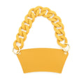 Phone Case Plastic Bracelet DIY Bag Carry Strap Cup Sleeve(Ginger Yellow)