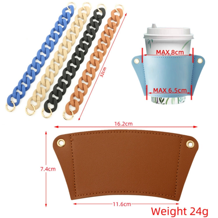 Phone Case Plastic Bracelet DIY Bag Carry Strap Cup Sleeve(Flesh Pink)