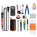 ANENG SL101 24pcs/set Rotary Thermostat Household Constant Temperature Soldering Iron Set 60W Internal Heat Welding Tool Kit(US Plug)
