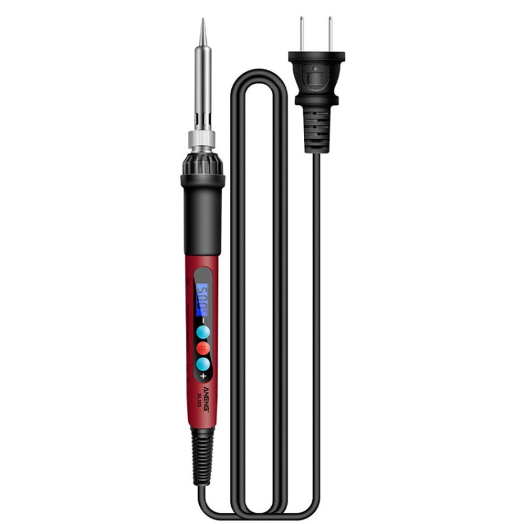 ANENG SL103 25pcs/set Intelligent Digital Display Temperature Adjustment Household Constant Temperature Soldering Iron Set 60W Internal Heat Welding Tool Kit(US Plug)