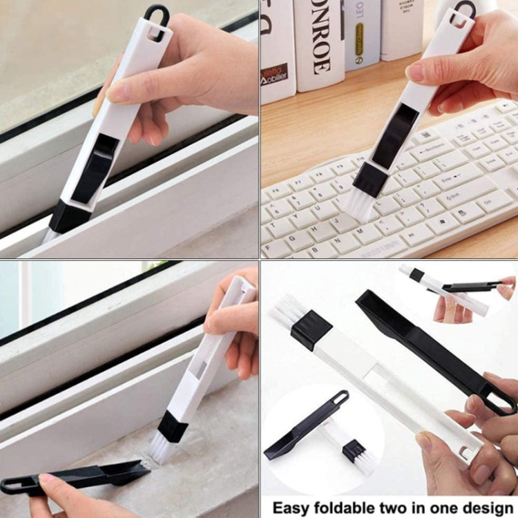 5PCS / Set Groove Cleaning Brush Multi-tool Household Door and Window Brush(White)
