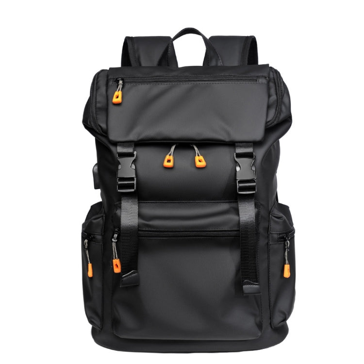 WEIXIER B1862 Men Business Leisure Large Capacity Travel Bag Computer Backpack(Black)