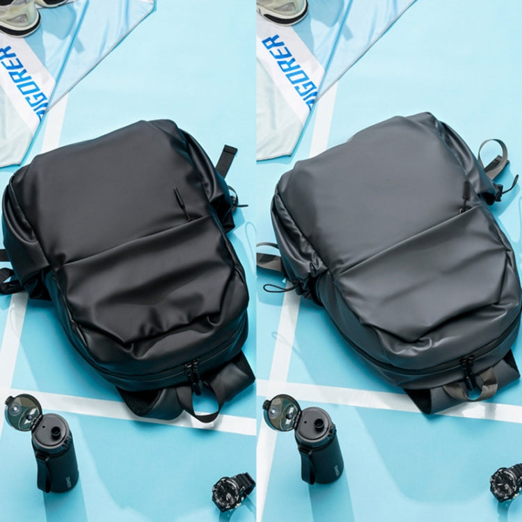 WEIXIER 9555 Students Double Backpack Business Computer Bag(Black)