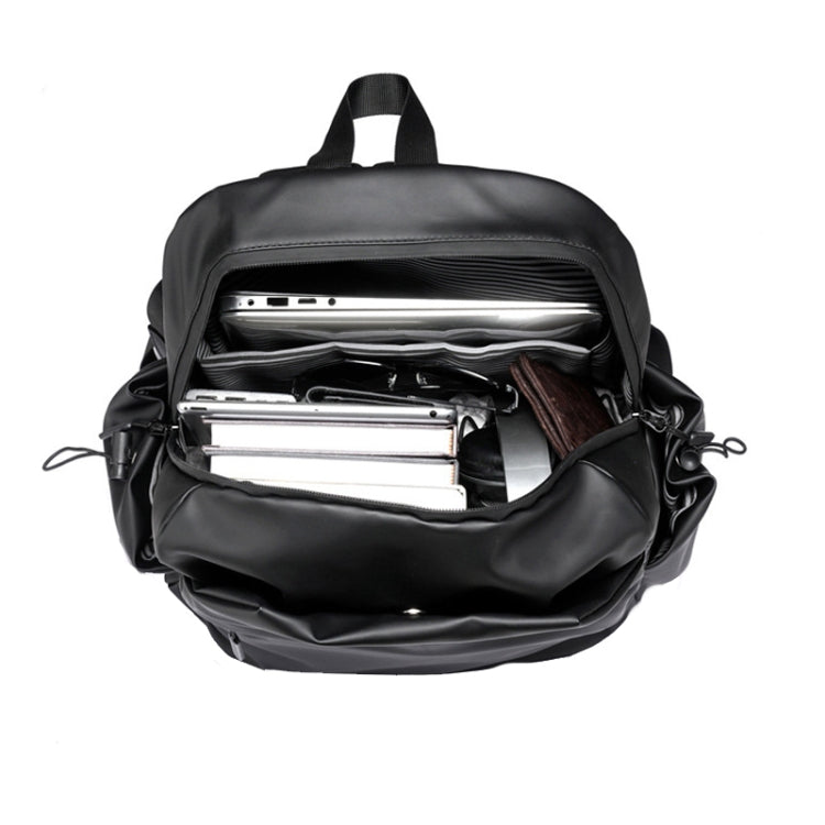 WEIXIER 9555 Students Double Backpack Business Computer Bag(Grey)