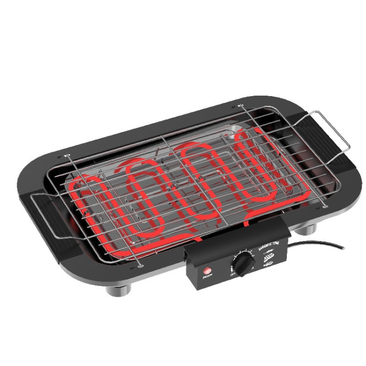 1800W Electric Grill Home BBQ Grill, EU Plug(Black)