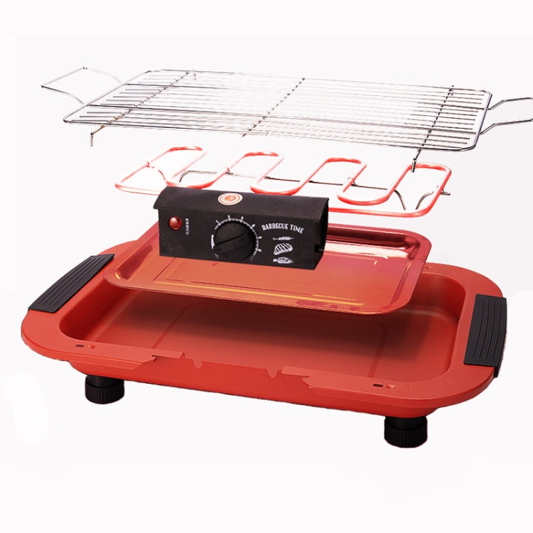 1800W Electric Grill Home BBQ Grill, EU Plug(Black)