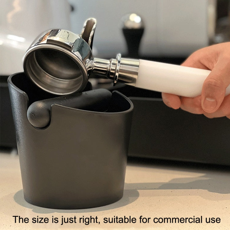 Coffee Knocking Grounds Bucket Waste Grounds Basin Grounds Box, Style:, Color: B Model (Black)