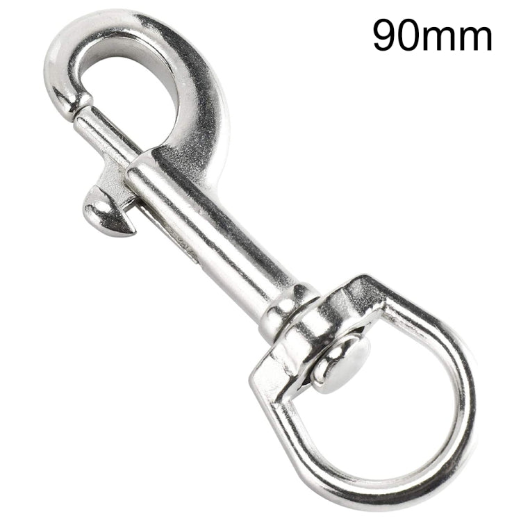 Stainless Steel Swivel Single Hook Pet Leash Hook, Specification: 90mm