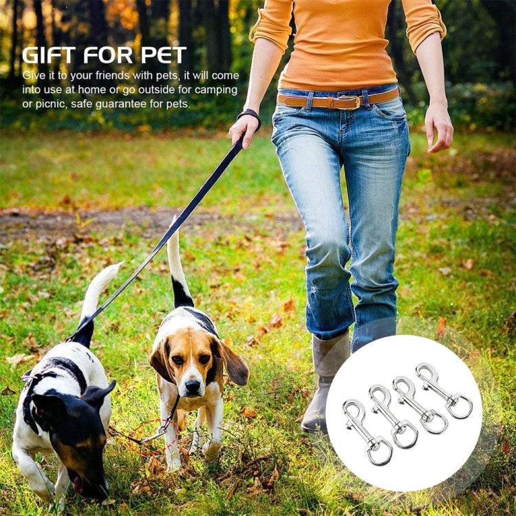 Stainless Steel Swivel Single Hook Pet Leash Hook, Specification: 100mm