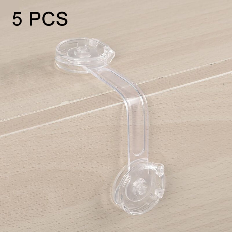 5 PCS/Pack Children Drawer Anti-opening Cabinet Door Refrigerator Safety Lock