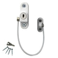 Children High-rise Anti-fall Safety Lock Window Push Limiter, Color: White
