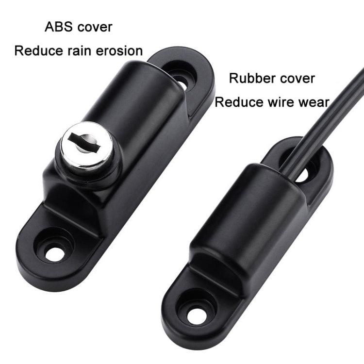 Children High-rise Anti-fall Safety Lock Window Push Limiter, Color: Black (Thick)