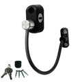 Children High-rise Anti-fall Safety Lock Window Push Limiter, Color: Black (Special Thick)