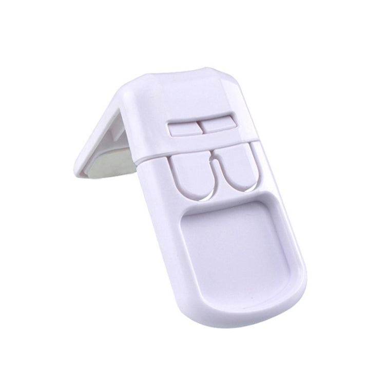 3 PCS Drawer Cabinet Door Child Safety Right Angle Lock(White)