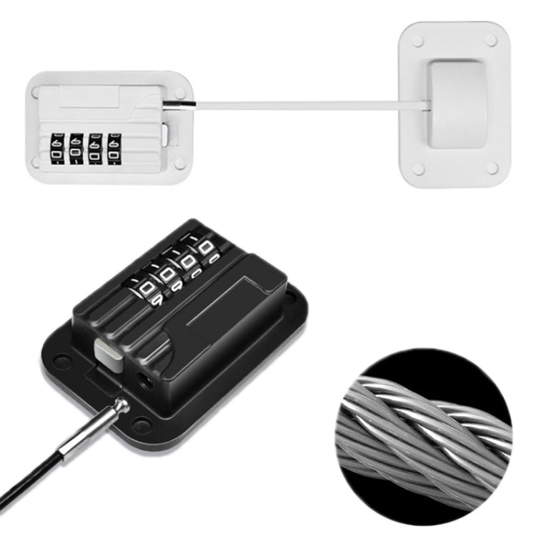 Children Window Anti-fall Protection Password Lock(Black)