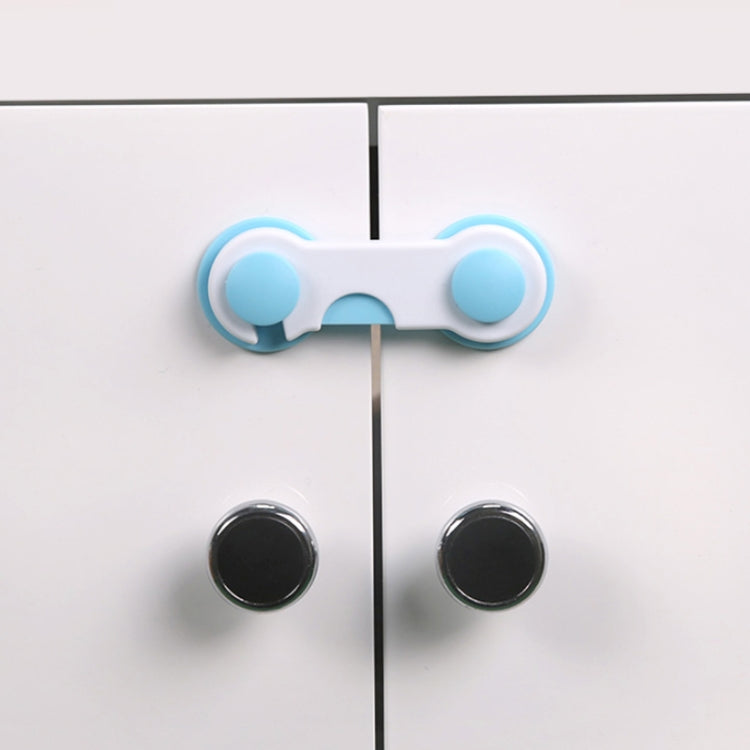 20 PCS Children Home Wardrobe Anti-opening Safety Lock(Blue)