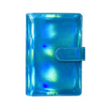 Laser Macaron Loose-leaf Notebook A6 Notepad Shell Without Inner Pages( Sky Blue)