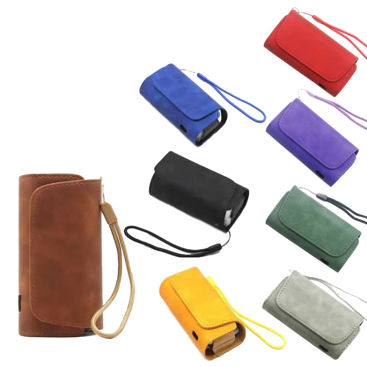 Leather Shockproof Electronic Cigarette Storage Protective Case For IQO 3.0(Green)