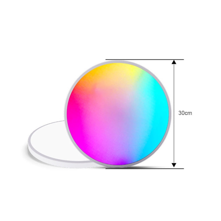 RGBCW Smart Graffiti App Voice Ceiling Light, Voltage: EU Standard 220V-240V(White Frame)
