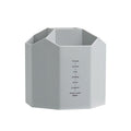 Large Capacity Desktop Storage Box Student Office Pen Bucket, Color: Non-rotating Gray