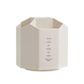 Large Capacity Desktop Storage Box Student Office Pen Bucket, Color: Rotating Beige