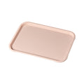 Plastic Household Fruit Tray Afternoon Tea Cake Tray, Size: 35x25x2 cm(Pink)
