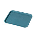 Plastic Household Fruit Tray Afternoon Tea Cake Tray, Size: 35x25x2 cm(Blue)