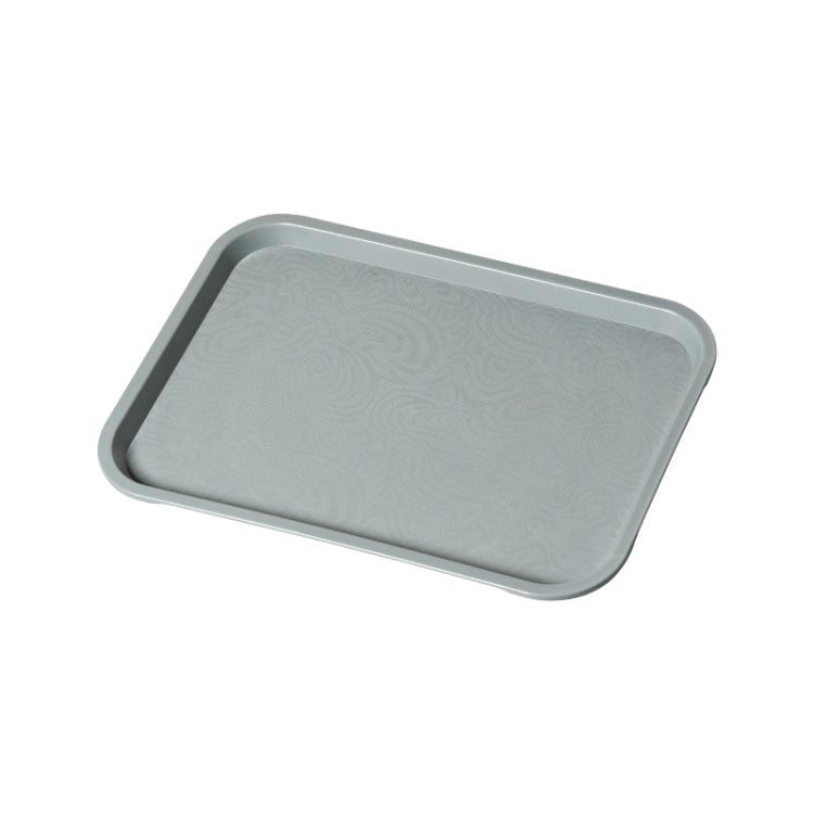 Plastic Household Fruit Tray Afternoon Tea Cake Tray, Size: 35x25x2 cm(Gray)