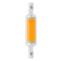 78MM 10W R7S LED COB Dimmer Glass Lamp Double-end Horizontal Plug-in Light(220V Warm White Light)
