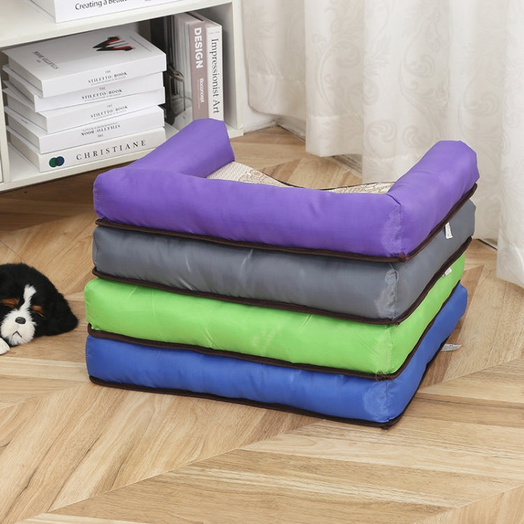 Pet Breathable And Cooler Mat Pet Bed, Specification: S(Rose Red)
