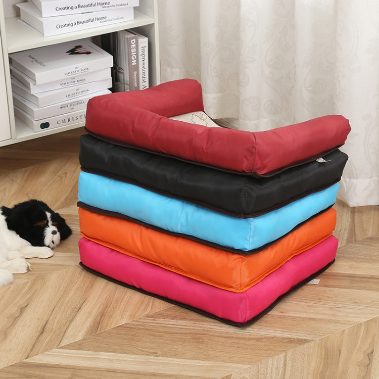 Pet Breathable And Cooler Mat Pet Bed, Specification: S(Orange)