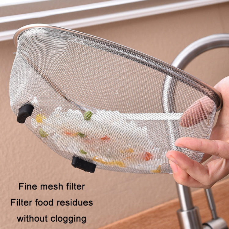 Kitchen Multifunctional Stainless Steel Triangle Sink Drain Basket, Style: Standing Hanging