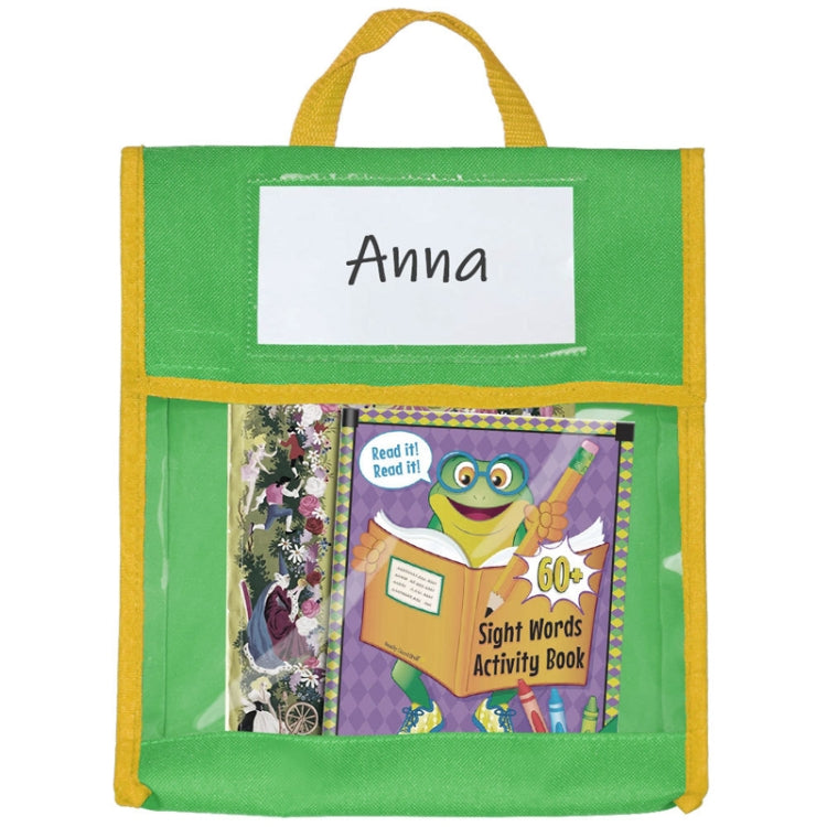 BG20080815 School Children Tote Book Bag Toy Handbag(Green)