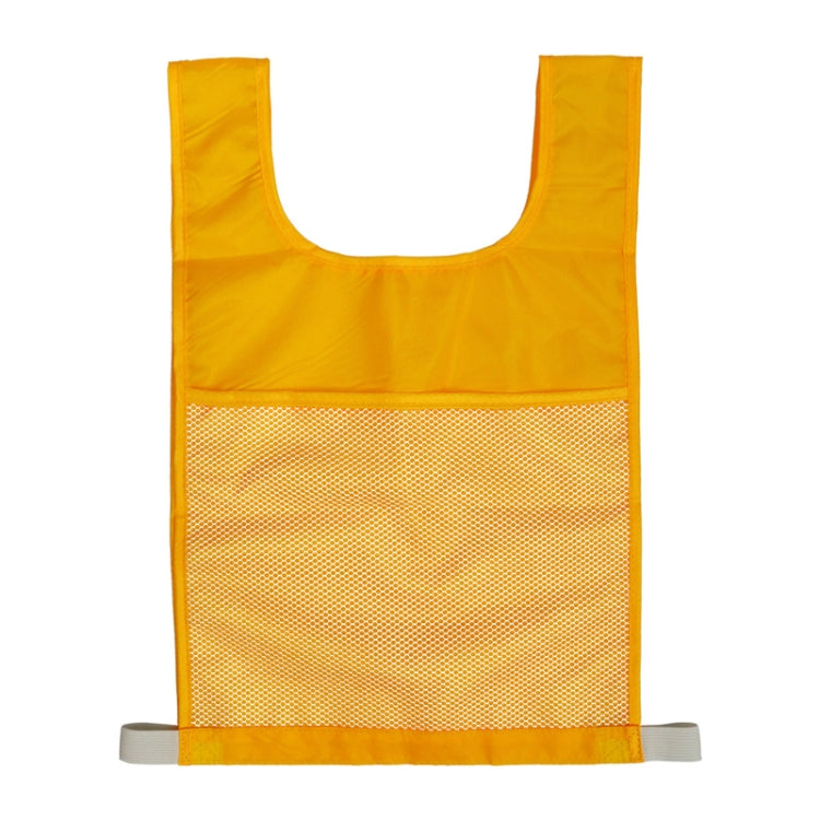 Sports Vest Game Number Alphabet Teaching Vest(Yellow)