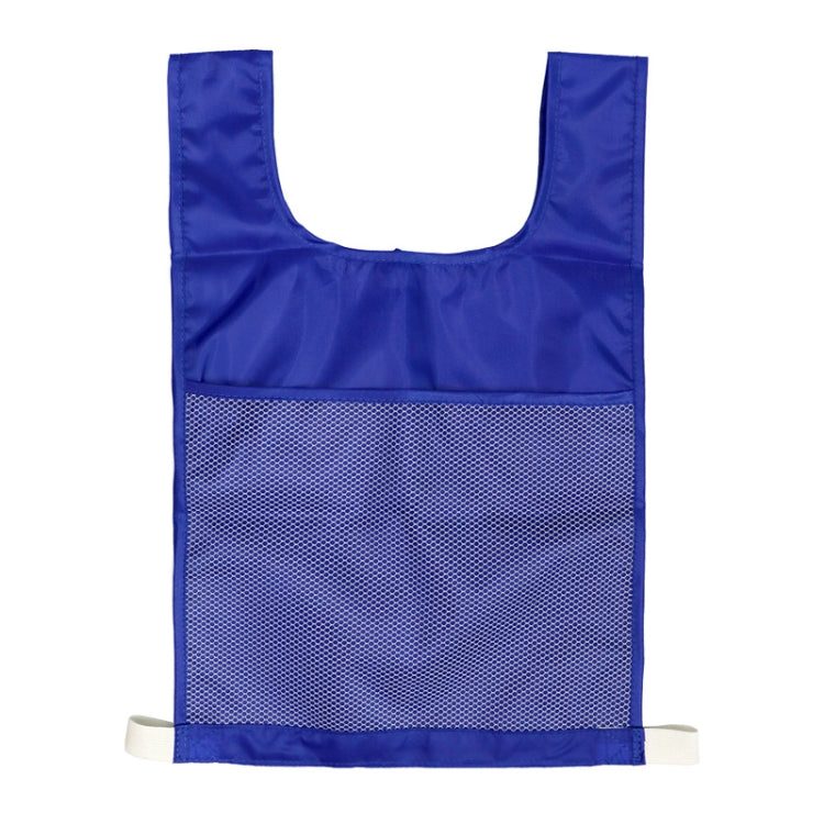 Sports Vest Game Number Alphabet Teaching Vest(Blue)
