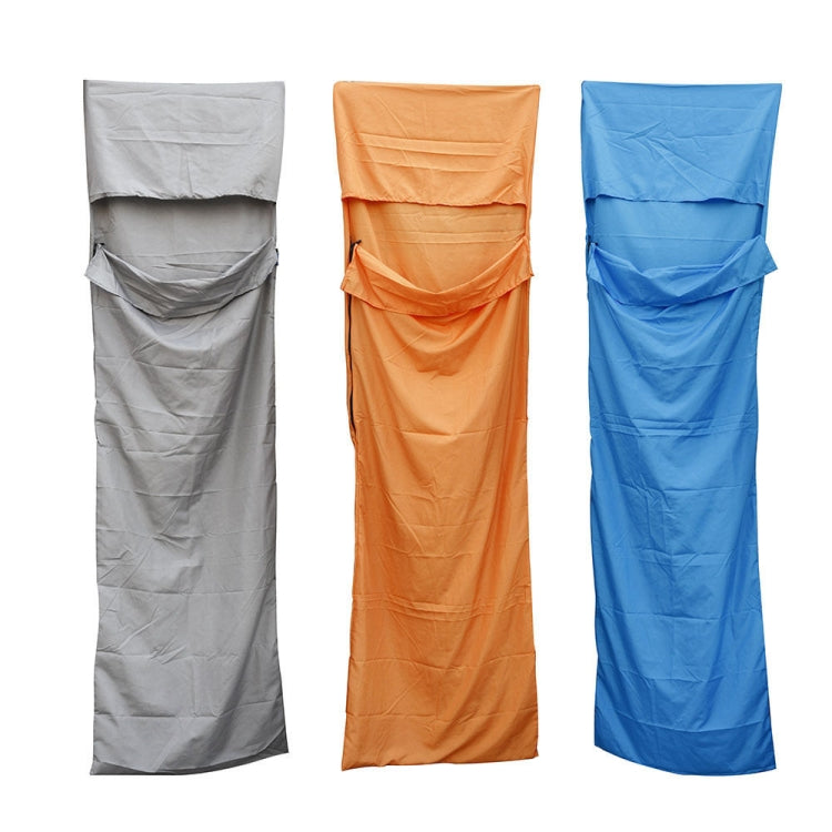 Ultralight Outdoor Sleeping Bag Pongee Portable Single Sleeping Bags 210x70(Orange red)