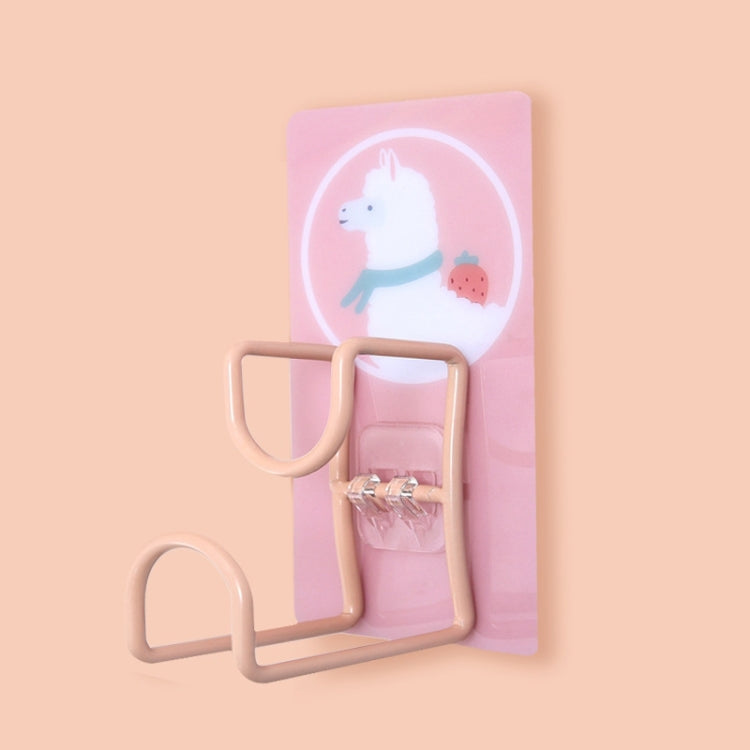 JM004 Cartoon Stainless Steel Basin Rack Bathroom Kitchen Wall Mount(Alpaca)
