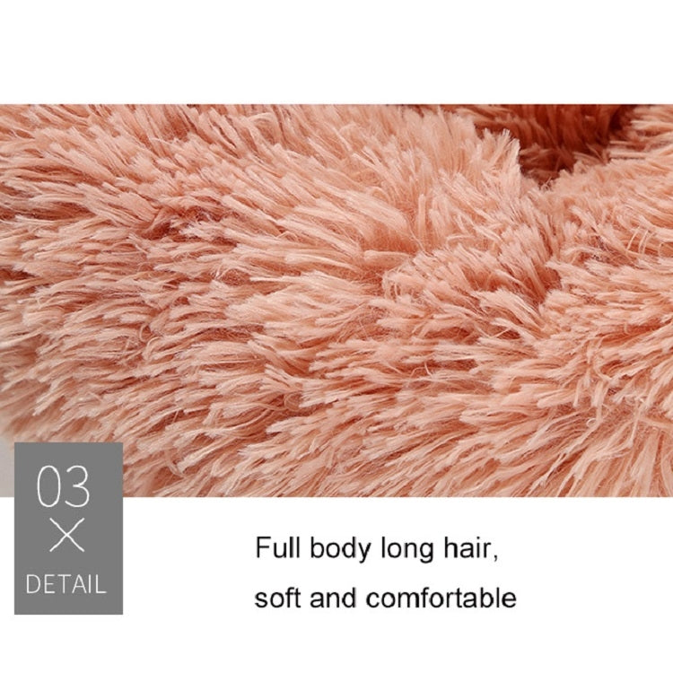 Plush Pet Bed Deep Sleep Pet Pad, Specification: 40cm(Pink)
