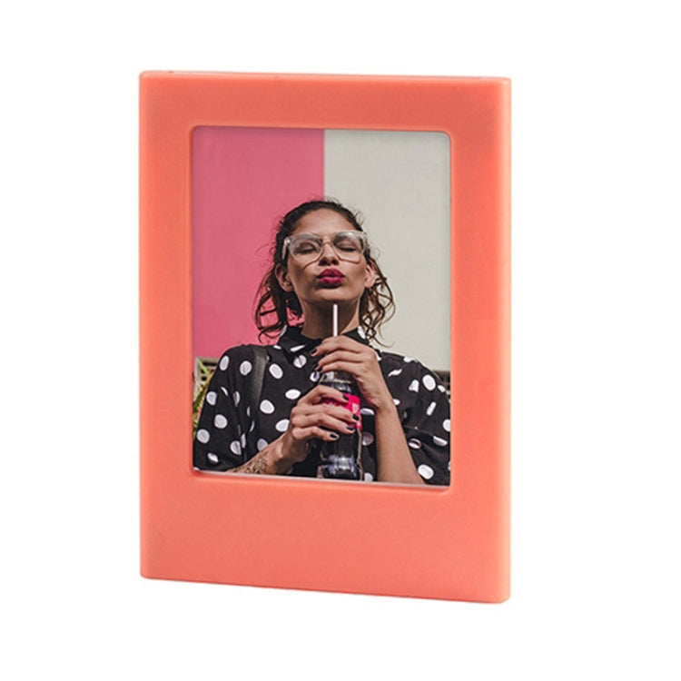 CAIUL 3 3 Inch Magnetic Sheet Variety Combination Photo Frame(Coral Orange)