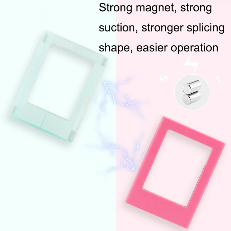 CAIUL 3 3 Inch Magnetic Sheet Variety Combination Photo Frame(Coral Orange)